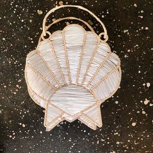 Poolside The Love Song Clutch White Sea Shell